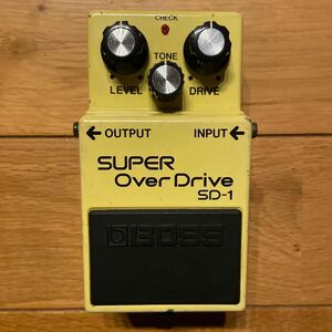 BOSS(ボス) SD-1 SUPER Over Drive(スーパーオーバードライブ) MADE IN JAPAN(日本製)