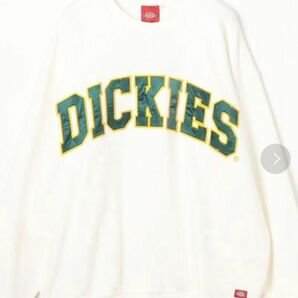 【Dickies】 【Dickies(ディッキーズ）】/裏毛カレッジアップリケクルートレーナー サイズL