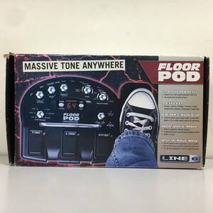 LINE6 Floor POD アンプシミュレーター マルチエフェクター ボリュームペダル スマートコントロール 中古品※通電確認のみ