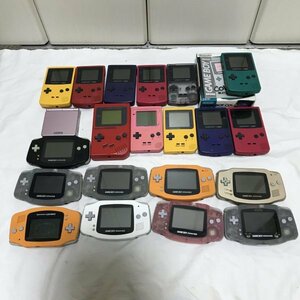 まとめて21台セット 初代ゲームボーイ ゲームボーイアドバンス ゲームボーイカラー ゲームボーイポケット ゲームボーイSP 一部起動確認済