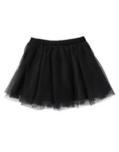 130㎝【8】ふわり～♪チュチュスカート　Black