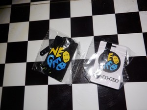SNK NEOGEO name tag nameplate Golf tag * dressing up . simple design * white / black 