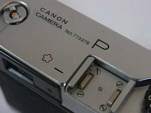 rare Canon CANON M39(L39 screw mount ) range finder camera Canon P Sakura Sakura Mark Ground Self-Defense Force body NO.773376 CANON