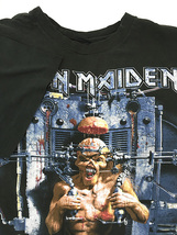 古着 90s IRON MAIDEN 「The X Factor」 拷問 ヘヴィ メタル ロック バンド Tシャツ XL_画像4