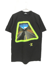 古着 90s USA製 The X-Files グラフィック SF TV ドラマ ムービー Tシャツ L ミント!!_画像1