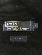 古着 00s Polo Ralph Lauren 「RL 2000」 ハイゲージ ハイネック ウール ニット セーター L 古着_画像9