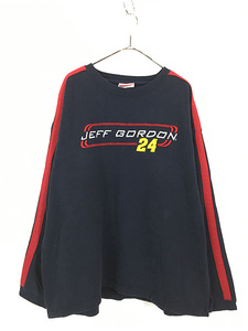 古着 90s CHASE 「Jeff Gordon」 ドライバー レーシング スウェット トレーナー XL 古着