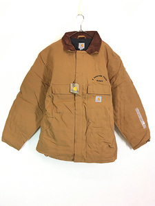 「Deadstock」 古着 Carhartt ブラウン ダック パデット トラディショナル コート XL Tall 古着