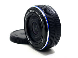 【送料無料・美品】OLYMPUS オリンパス　M.ZUIKO DIGITAL 17mm F2.8 ブラック　美品