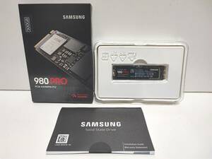 【美品/送料無料】SAMSUNG サムスン 980 PRO 500GB NVMe Gen4.0 [MA-V8P500] 正規代理店