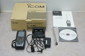 [SK][A4007960] ICOM アイコム IC-R30 ハンディレシーバー 元箱,マニュアル等付き