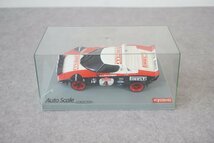 [QS][A4028460] KYOSHO 京商 1/27 MZC16SR LANCIA STRATOS 78 Sanremo No.4 ランチアストラトス オートスケールコレクション_画像1