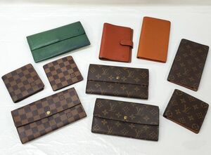 1000円スタート LOUIS VUITTON ルイヴィトン 10点まとめ モノグラム/エピ/ダミエ/長財布 2つ折り ウォレット/手帳カバー [11/12] O211