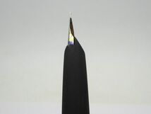 1000円スタート 万年筆 MONTBLANC モンブラン 220 ペン先585刻印 木目調 ブラック×ゴールド 長さ約13.5cm 文房具 筆記用具 11 O60015_画像4