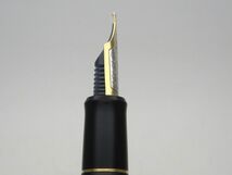 1000円スタート 万年筆 PILOT パイロット カスタム 845 ペン先18K 750 15 B 712刻印 ブラック×ゴールド 付属品付 文房具 12 Q60010_画像3