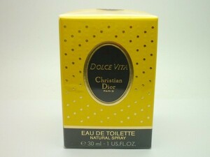 1000円スタート 香水 Christian Dior ディオール DOLCE VITA ドルチェヴィータ オードトワレ EDT 未開封品? 元量30ml 箱付 12 Q717★