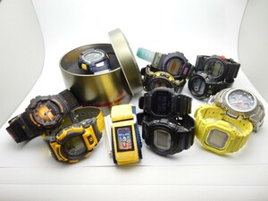 1000円スタート 腕時計 11点まとめ CASIO カシオ G-SHOCK GW-M5610/DW-5750/DW-002/DW-5600 他 QZ クオーツ/電波ソーラー [11] Q50002