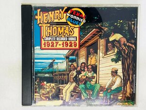 即決CD HENRY THOMAS / TEXAS WORRIED BLUES 1927 1929 / ヘンリー・トーマス YAZOO 1080/1 Z22