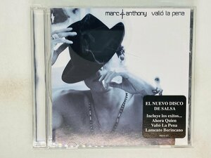 即決CD MARC ANTHONY / VALIO LA PENA / マーク・アンソニー / アルバム X19