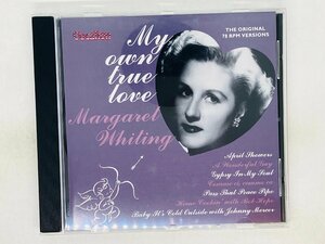 即決CD マーガレット・ホワイティング MARGARET WHITING / MY OWN TRUE LOVE / CDUS 3011 X24