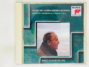 即決CD ベートーヴェン 交響曲第6番 田園 第4番 ワルター BEETHOVEN WALTER SRCR 9253 G04