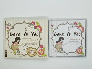 即決2CD アジア盤 Love is you / アルバム ２枚組 スリーブ付き G-0554008 Z62