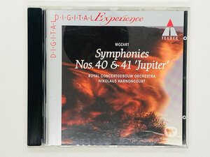 即決CD 独盤 MOZART SYMPHONIES NOS 40 41 / HARNONCOURT / モーツァルト Germany 9031-75861-2 Z61