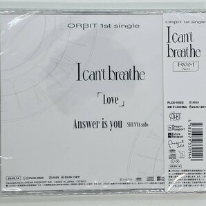 即決CD 未開封 (キズあり) オルビット ORβIT / I can't breathe / 帯付き PLCD0023 Y15の画像2