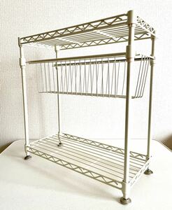  metal rack white sliding shelves attaching 