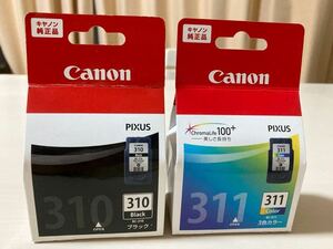 Canon FINE 純正インクカートリッジ BC-311+BC-310 ブラック+3色カラー 2個セット 未開封