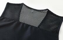 【新品】メッシュ ベスト ワーク ベスト Mesh Vest ユニホームベスト ブラック（黒）サイズ 3XL【送料無料】_画像4