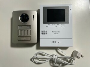 パナソニック(Panasonic) モニター壁掛け式ワイヤレステレビドアホン VL-SGE30KL ワイヤレス玄関子機　モニター機電源コード式