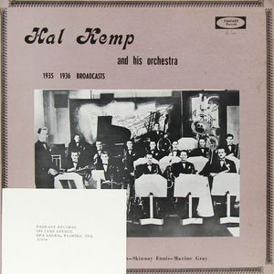 米国LP☆ HAL KEMP AND HIS ORCHESTRA 1935-1936 Broadcasts（US Fanfare LP26-126）ハル・ケンプ