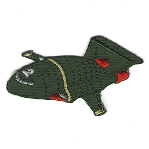  Thunderbird 2 number embroidery badge 