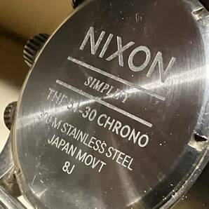NIXON 51-30 CHRONO ニクソン クロノグラフ 腕時計 中古品の画像2