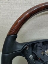 美品■ウッド/本革コンビ純正ステアリング■W463.W211.R230.他_画像3