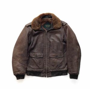 70s 80s FIELD GEAR 米軍 タイプ G-1 フライトジャッケット 40L