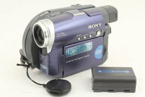 SONY ソニー DCR-DVD101 デジタル ビデオカメラ レコーダー Handycam ハンディカム DVD R/RW DISC バッテリー付き infoLITHUM M 4816