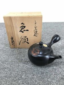  small teapot Tokoname . light pine work 