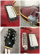 希少　Epiphone Japan Riviera Cherry Red 1978~80年 日本製 マツモク製 ブルーラベル期 セミアコ/ハードケース付_画像9