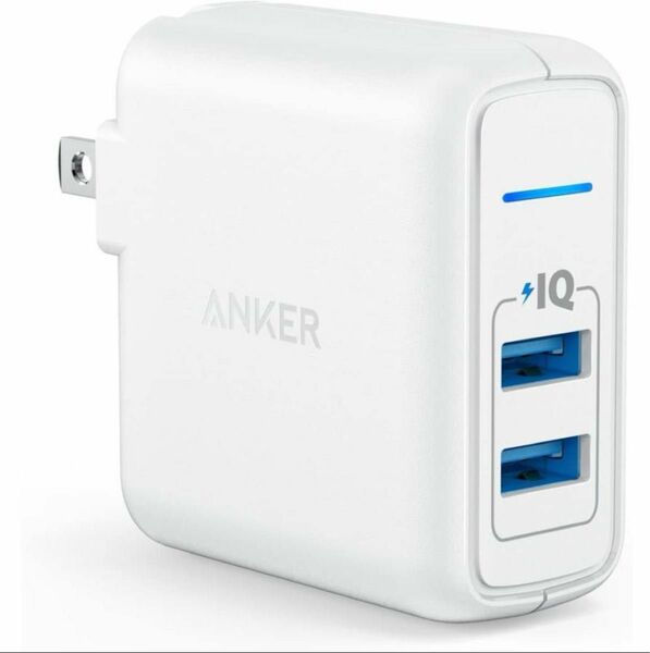 【新品】Anker PowerPort 2 Elite (USB 急速充電器 24W 2ポート) 