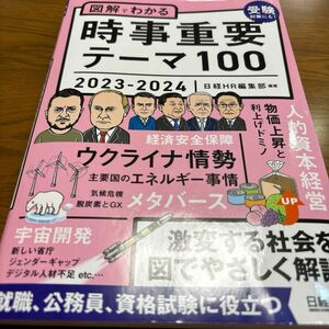 時事重要テーマ100 2023-2024 蛍光マーカーあり