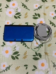  Nintendo 3DS LL blue the first period . ending adaptor attaching . touch pen attaching 