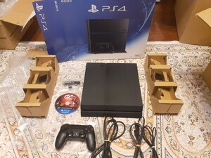 迅速配送　良品　PS4　CUH-1200A　500GB 本体一式　グランツーリスモ　SPORT　おまけ付き　 動作品　 送料無料　ジェットブラック