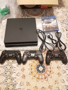 新品ソフト有り　迅速配送　PS4　CUH-2000A　本体一式　 500GB 　新品ファイナルファンタジーXV　おまけ付き　 送料無料　ジェットブラック