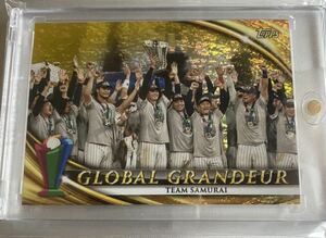 2023 Topps World Baseball Classic GG-10 Global Grandeur Team Samurai 大谷 翔平 Shohei Ohtani WBC Dodgers