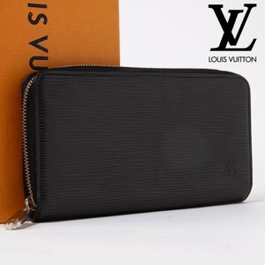 ★美品★一スタ LOUIS VUITTON ルイヴィトン 長財布 　ロングウォレット ジッピーウォレット エピ レザー ノワール ブラック