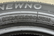 【未使用 2023年製】ブリヂストン NEWNO 155/65R14 2本セット N-BOX WGN ONE サクラ デイズ アルト ワゴンR タント ミライース ムーヴ_画像6