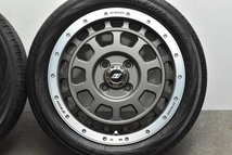 【美品 バリ溝】WORK CRAG T-GRABIC 15in 5J +45 PCD100 ヨコハマ ブルーアース RV-02 CK 165/55R15 N-BOX デイズ ルークス ワゴンR_画像6