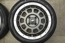 【美品 バリ溝】WORK CRAG T-GRABIC 15in 5J +45 PCD100 ヨコハマ ブルーアース RV-02 CK 165/55R15 N-BOX デイズ ルークス ワゴンR_画像4